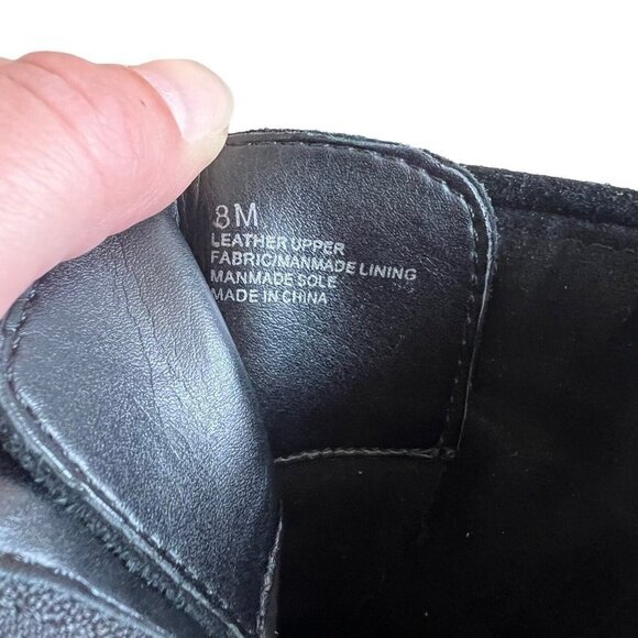 Gianni Bini Black Ankle Boots with Fringe - Picture 8 of 8